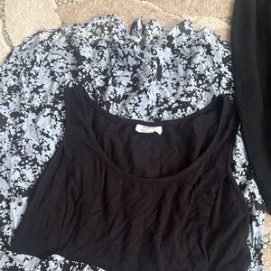 Seraphine Black and White Floral Camisole